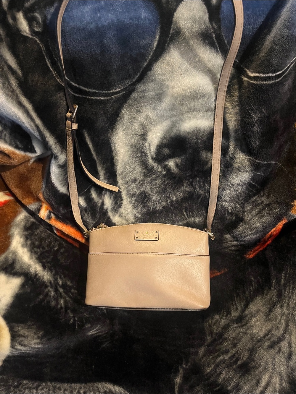 kate spade Millie grove street beige leather crossbody bag